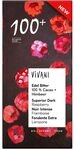 Vivani Schokoladentafel, Edel Bitter 100% Cacao + Himbeer, 80g