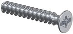 Kaiser 2472-40 Ger&auml;teschraube, PlusMinus, &Oslash; 3,2 x 40 mm, gvz, silber