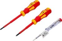 BGS Diy 35810 | VDE-Schraubendreher-Satz | 3-tlg. | DIN ISO: EN/IEC 60900 | PH1 80