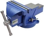 TRUTZHOLM Schraubstock 200 mm, 360&deg; drehbar, Grauguss, mit Amboss 