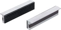 BGS 3044 | Schraubstock-Schutzbacken | Aluminium | Breite 125 mm | 2-tlg. 