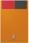 Oxford Notepad International A4 Briefblock, liniert, 160 Seiten, 4fach gelocht