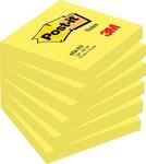 Post-it 654-NY Haftnotizen, 76 x 76 mm, neongelb