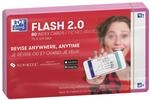 Oxford Flash 2.0 Flashcards A7 75x125mm Blanco Fuchsia 80 St&uuml;ck