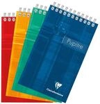 Clairefontaine 8642C Spiralblock, kariert, 103 x 170 mm, ideal f&uuml;r Notizen, 80