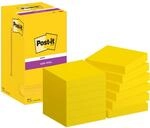 Post-it Super Sticky Notes, 12 Bl&ouml;cke (1080 Blatt), 76 mm x 76 mm, Gelb 