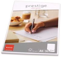 Elco 7371214 Schreibblock Prestige - DIN A5, blanko, 50 Blatt, wei&szlig;