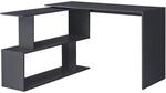 [en.casa] Schreibtisch mit Regal Winkelschreibtisch B&uuml;rotisch L-f&ouml;rmig...