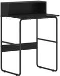 vidaXL Schreibtisch mit Stauraum Schwarz Eichen-Optik 60 x 50 x 91 cm | Aus...