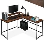 tectake&reg; Industrial Schreibtisch L Form, Eckschreibtisch mit beweglicher...