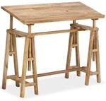 vidaXL Mangoholz Zeichentisch Architektentisch Schreibtisch Arbeitstisch