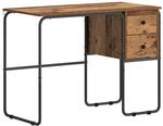 vidaXL Schreibtisch mit Stauraum Eichenholz 100 x 50 x 75 cm