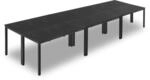 VEVOR Konferenztisch Besprechungstisch f&uuml;r 16 Personen 6-TLG. 140 x 60 cm (pro)