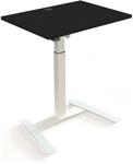 STIER Steh-Tisch elektrisch 501-9 80 x 60 cm Schwarz/Wei&szlig; Mel. 72-120 cm