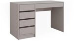 Vicco Schreibtisch Sherry, Cashmere, 55 x 120 cm | mit Schubladen, geeignet als