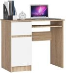 AKORD Piksel Schreibtisch Klein mit Schubladen | Computertisch | B&uuml;rotisch mit