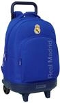 Real Madrid Gro&szlig;er Rucksack mit R&auml;dern, kompakt, abnehmbar, ideal f&uuml;r Kinder