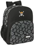 safta One Piece Pirates Schulrucksack f&uuml;r Kinder, anpassbar an den Kinderwagen,