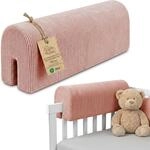 Bettkantenschutz f&uuml;r Kinderbetten Cordstoff 70 cm - Schutz f&uuml;r Bettrahmen...