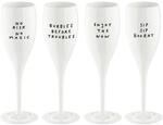 Koziol CHEERS No.1 Gl&auml;serset | Sektgl&auml;ser 100 ml | 4er-Set | Kunststoff, mit