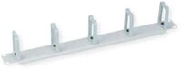 VALUE 19"-Frontplatte, h/v Kabelf&uuml;hrung, Typ C, RAL 7035 Lichtgrau