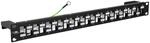 LOGON LKS675BL 1U Anschlussschacht (RJ-45, schwarz, 1U, 245 mm, 44 mm, 12 mm)