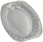 PAPSTAR 100 Servierplatten, Alu oval 44,5 cm x 29,5 cm
