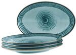 M&Auml;SER Prospero, Platten Set aus 4 handbemalten Platten in...
