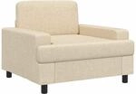vidaXL Sessel Creme Stoff | Der Bezug aus 100 % Polyester ist sehr glatt, Das...