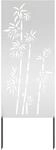 vidaXL Garten Sichtschutz-Leinwand Silber 50 x 140 cm Verzinkter Stahl