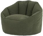 icon Sirena Boucl&eacute; Stoff Sitzsack Sessel mit F&uuml;llung, Gr&uuml;n | In Deutschland