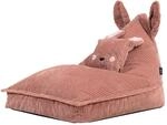 Icon Robyn Kaninchen Cord Sitzsack Kinder mit F&uuml;llung, Rosa | In Deutschland