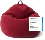 Lumaland Sitzsack Comfort Line | Indoor Beanbag 100x120x50cm mit mehr als 2,4 Mio.