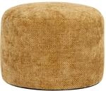Icon Milano Chenille Sitzsack Hocker mit F&uuml;llung, Gelb | In Deutschland...