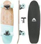 Apollo Mini-Longboard | Midi Cruiser als Komplett-Board, 70cm (30x8) | wendiges...