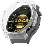 Kunststoff Schutzh&uuml;lle f&uuml;r Huawei Watch GT 6 Pro Half Coverage Transparent