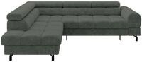 ALTDECOR Ecksofa mit Schlaffunktion L-Form LUMA-L 272x203x70 - Gr&uuml;n | Corner...