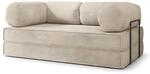Masseno Schaumstoffsofa ALVIO mit Schlaffunktion, Schlafsofa, Wohnzimmersofa,...