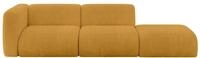 ALTDECOR Sofa Couchsofa MIRA-S3 296x89x70 - Senfgelb | Corner Sofa Bett Eckcouch