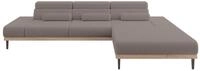 ALTDECOR Elektrisches Ecksofa L-Form Mona 316x205x85 - Braun | Corner Sofa Bett