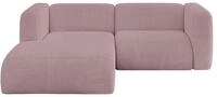 ALTDECOR Ecksofa in L-Form MIRA-L1 227x179x89 - Rosa | Corner Sofa Bett Eckcouch