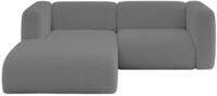 ALTDECOR Ecksofa in L-Form MIRA-L1 227x179x89 - Grau | Corner Sofa Bett Eckcouch