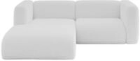 ALTDECOR Ecksofa in L-Form MIRA-L1 227x179x89 - Wei&szlig; | Corner Sofa Bett...