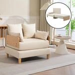 [en.casa] Schlafsofa Seinlus 1-Sitzer Sofa mit Schlaffunktion Schlafsessel...