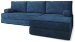 Masseno Schaumstoff-Ecksofas ANKO mit Schlaffunktion, Modulares Schlafsofa aus