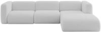 ALTDECOR Ecksofa in L-Form MIRA-L2 318x179x89 - Hellgrau | Corner Sofa Bett...