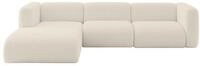 ALTDECOR Ecksofa in L-Form MIRA-L2 318x179x89 - Beige | Corner Sofa Bett...