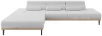 ALTDECOR Elektrisches Ecksofa L-Form Mona 316x205x85 - Hellgrau | Corner Sofa...