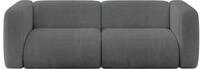 ALTDECOR Sofa Couchsofa MIRA-S1 228x89x70 - Dunkelgrau | Corner Sofa Bett...