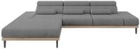 ALTDECOR Elektrisches Ecksofa L-Form Mona 316x205x85 - Grau | Corner Sofa Bett